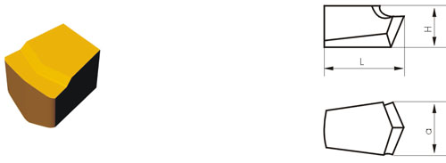 Indexable Inserta Tipo?R QC07